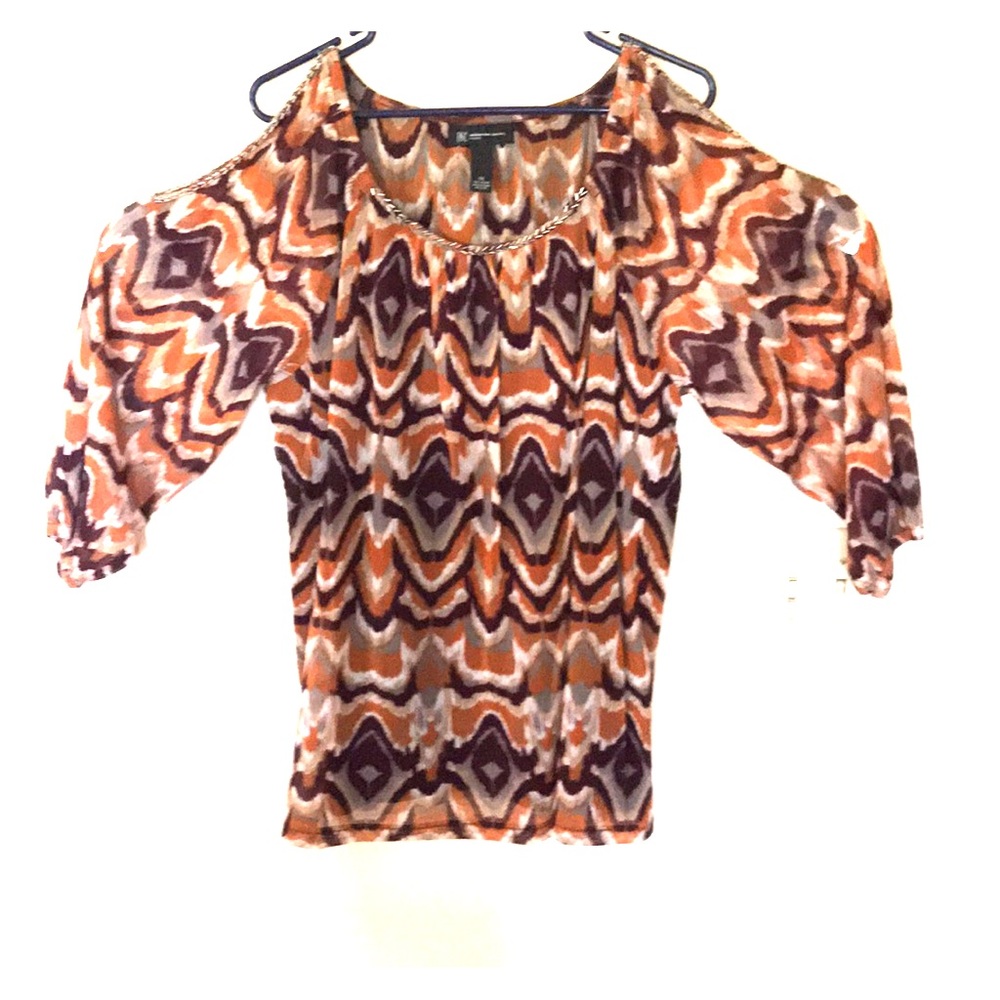 INC women’s cold shoulder dress shirt